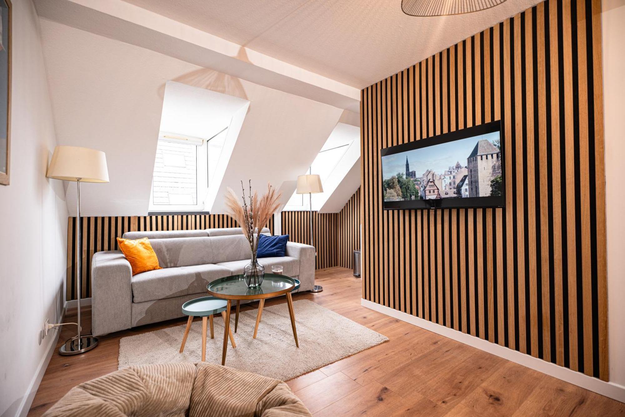 Moderne T2 Centre Sauna Wifi Home Office Netflix Strasbourg Kültér fotó